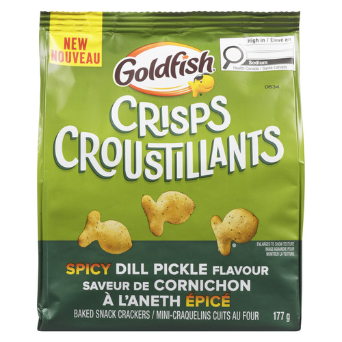 Pepperidge Farm Goldfish Crackers Spicy Dill Pickle 177 g