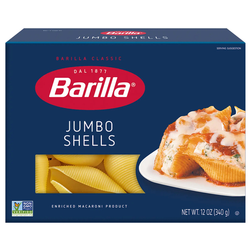 Barilla Pasta Jumbo Shells N°333