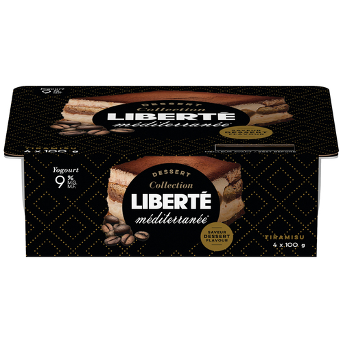 Liberte Mediterranean Yogurt Tiramisu 4 x 100 g