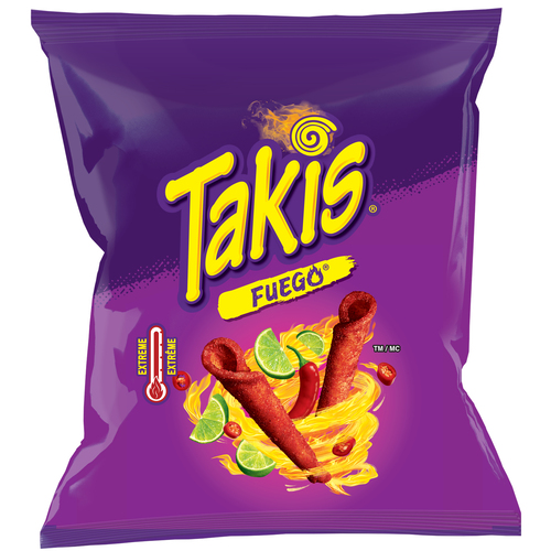 Takis Rolled Tortilla Chips Blue Heat Extreme