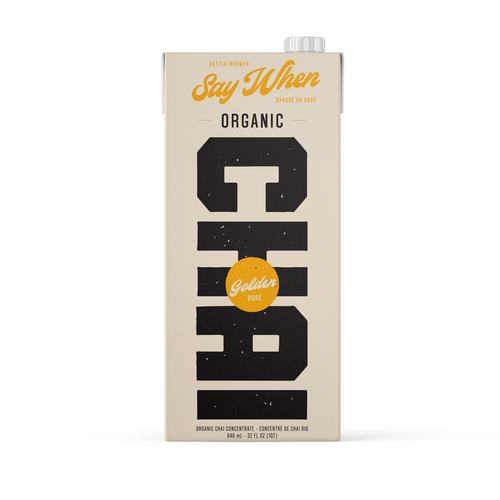 Say When Organic Chai Concentrate Golden