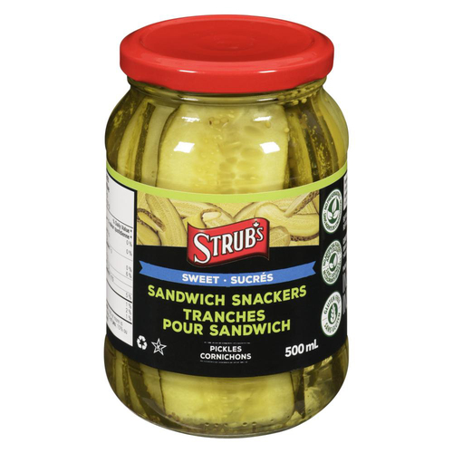 Strub's Sandwich Snacker Pickles Tangy Dill