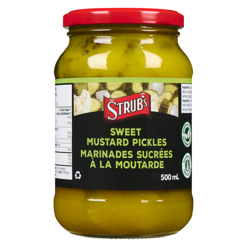 Strub's Sweet Mustard Pickles