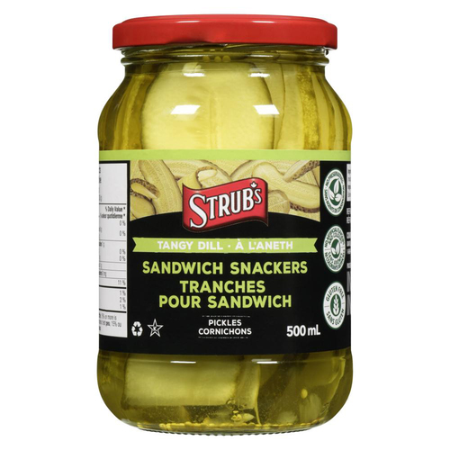 Strub's Sandwich Snacker Pickles Tangy Dill
