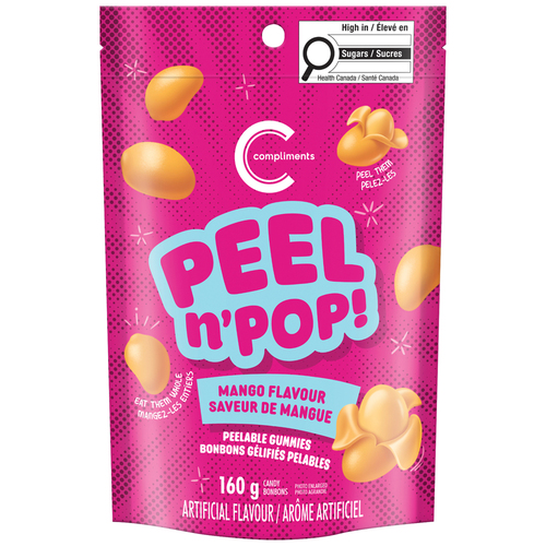 Compliments Candy Peelable Gummies Mango