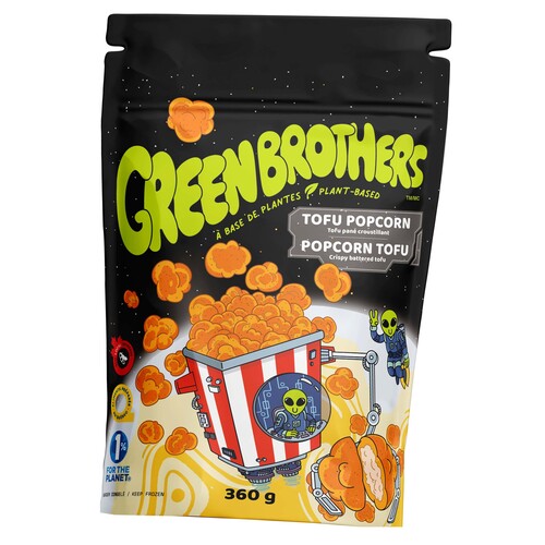 Buy Green Brothers Vegan Frozen Tofu Popcorn 360 g | IGA