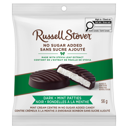 Russell Stover Dark Mint Patties No Sugar Added