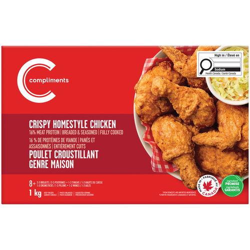 Compliments Frozen Home Style Chicken Crispy