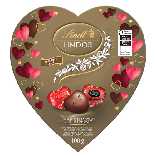 chocolat Buy Lindt Chocolate Heart Assorted 108 g | IGA