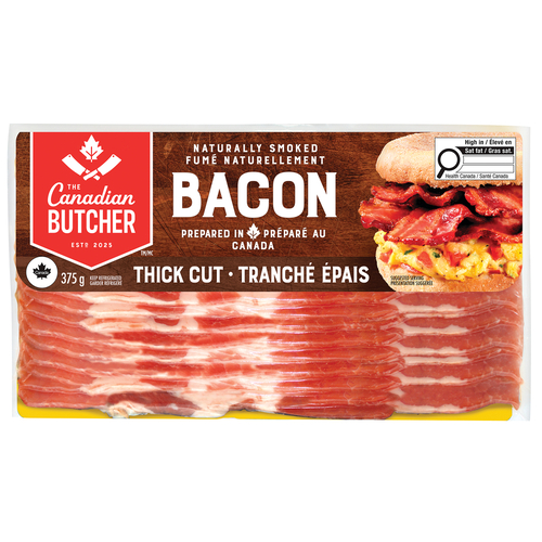 Canadian Butcher Thick Cut Bacon