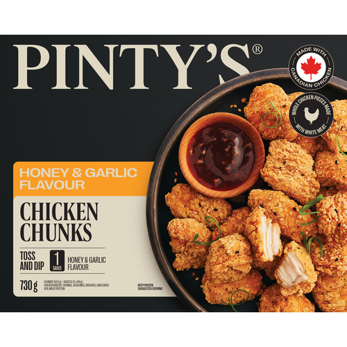 Pintys Honey & Garlic Flavoured Chicken Breast Chunks