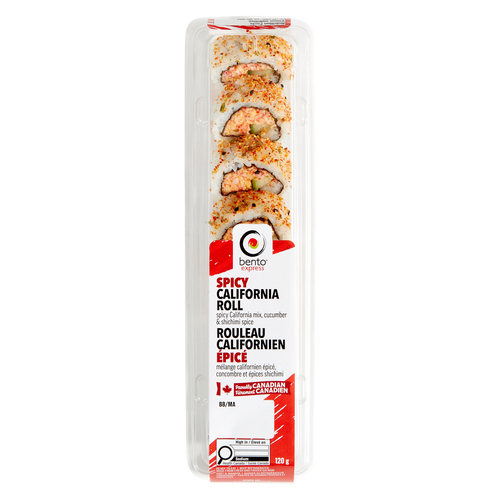 Buy Bento Box Sushi Spicy California Roll 5 Pieces 120 g | Sobeys Inc.