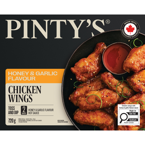 Pintys Frozen Chicken Wings Honey Garlic