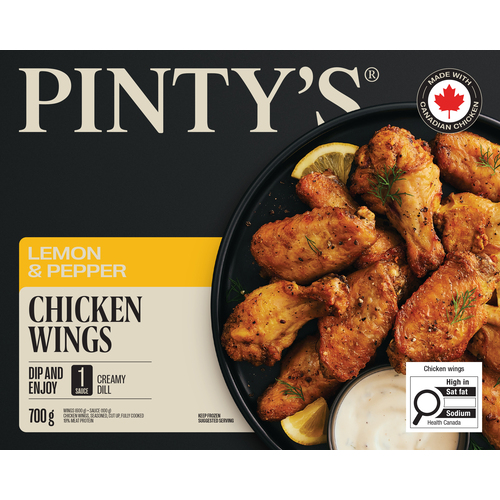 PINTY'S Lemon & Pepper Chicken Wings