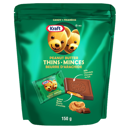 Kraft Milk Chocolate Thins Peanut Butter Gusset Bag