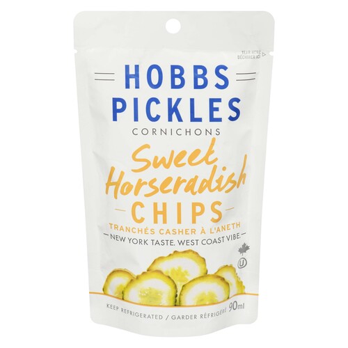 Hobbs Pickles Chips Sweet Horseradish Pickles
