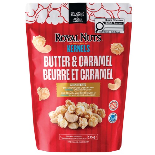 Royal Nuts Butter & Caramel Popcorn Nut Mix