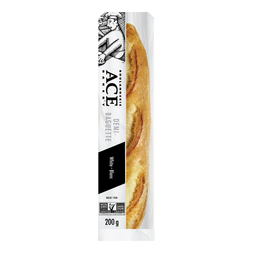ACE Bakery Bread White Demi-Baguette