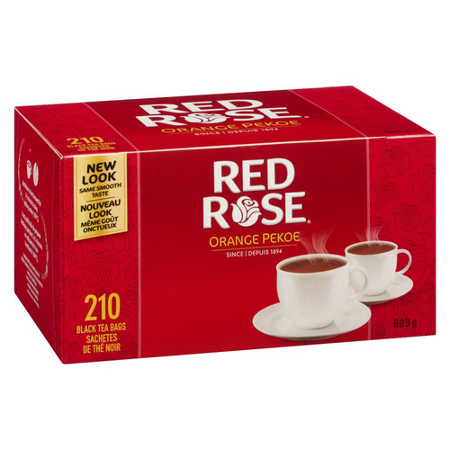 Buy Red Rose Black Tea Orange Pekoe 210 Tea Bags | Thrifty Foods