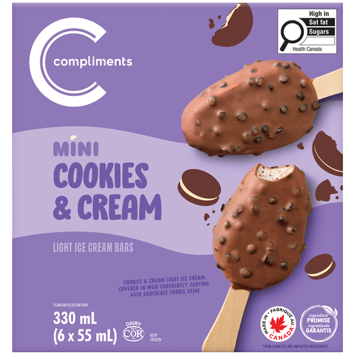 Compliments Mini Cookie Crumble Ice Cream Bar