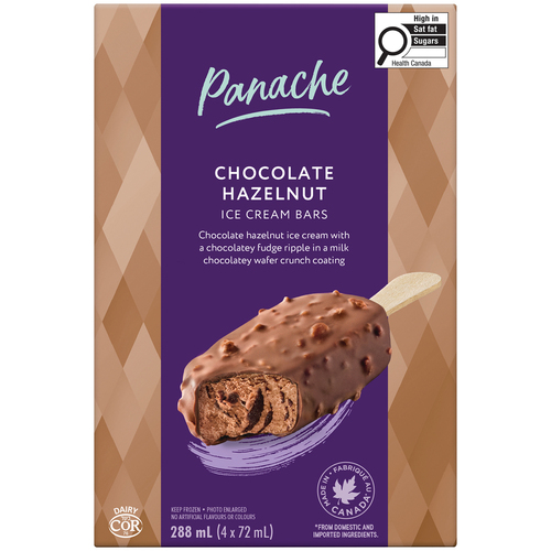Panache Hazelnut Chocolate Ice Cream Bar