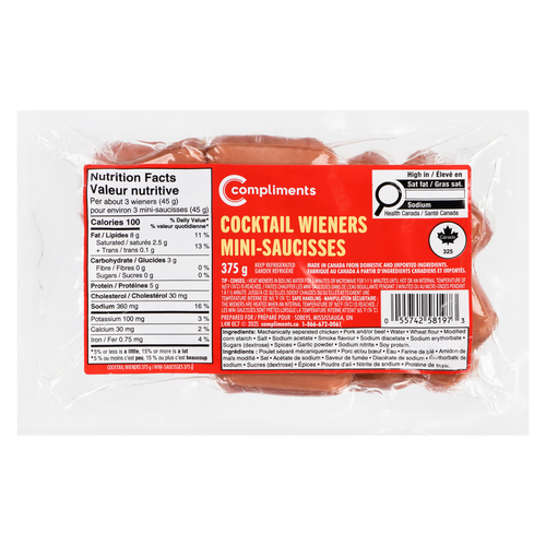 Compliments Cocktail Wieners