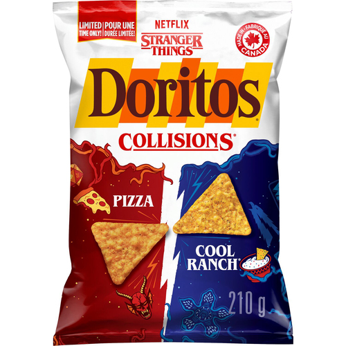 Doritos Tortilla Chips Collisions Pizza And Cool Ranch Flavoured