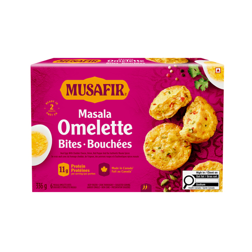 Buy Musafir Frozen Omelette Bites Masala 336 g | FreshCo