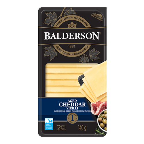 Balderson Sliced Cheese 1 Year Old Cheddar