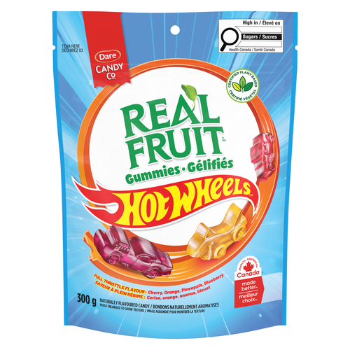 Dare Real Fruit Gummies Hot Wheels