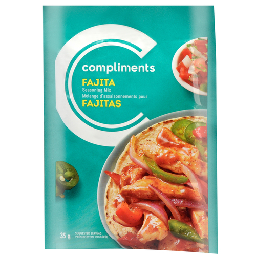 Buy Compliments Fajita Seasoning Mix 35 g Sobeys - Main Image