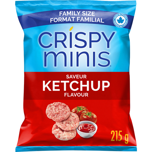Quaker Crispy Minis Rice Cakes Ketchup Family Size