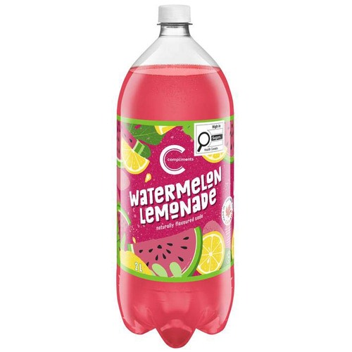 Compliments Soda Watermelon Lemonade