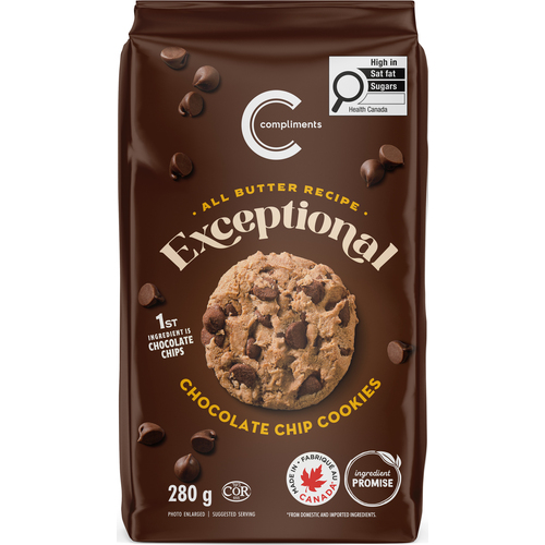Compliments Exceptional Cookies Chocolate Chip
