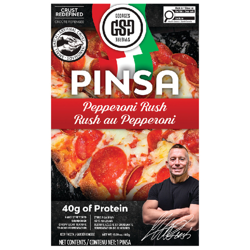 Pinsa Romana Frozen Pizza Pepperoni Rush