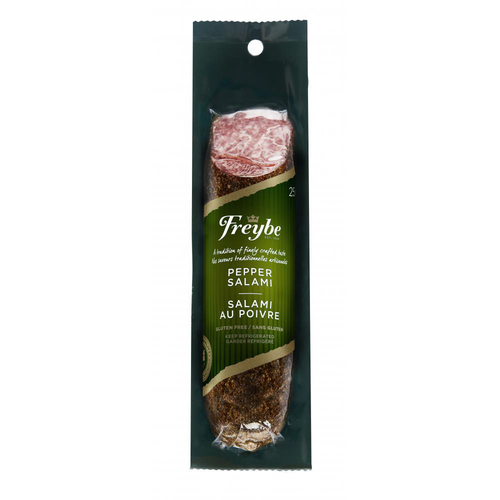 Freybe Gluten-Free Salami Chub Pepper