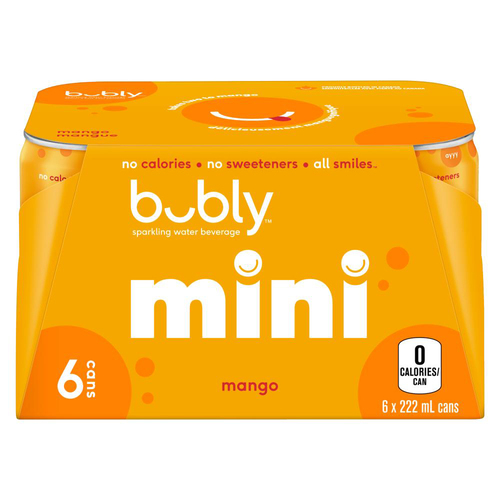 Bubly Mini Mango Sparkling Water