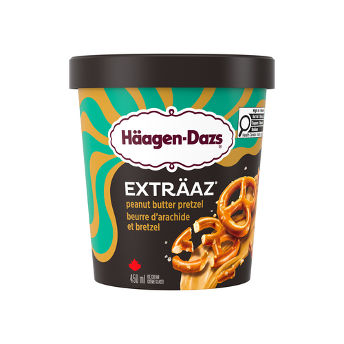 Buy Haagen-Dazs Extraaz Ice Cream Peanut Butter Pretzel 450 ml