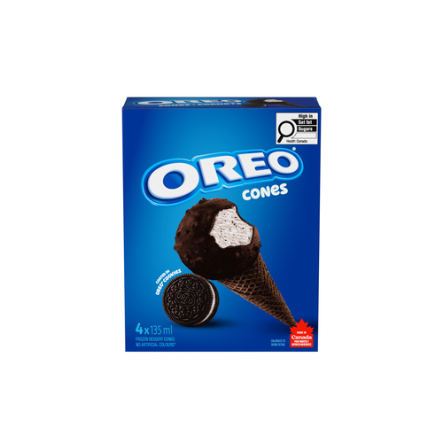 Nestlé Drumstick Frozen Dessert Cones Oreo
