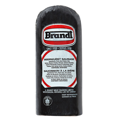 Brandt Gluten-Free Beerwurst Sausage