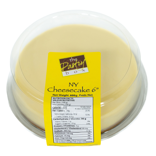 The Pastry Box Frozen Cheesecake Original NY