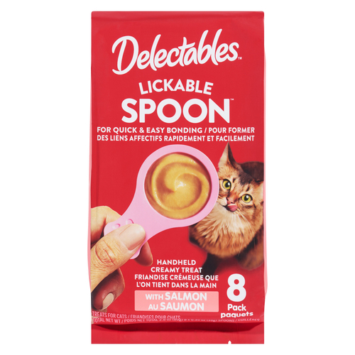 Delectables Lickable Spoon Creamy Treats Salmon