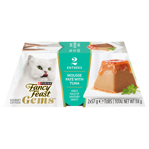 Fancy Feast Gems Pate with Tuna, 2 Pack
