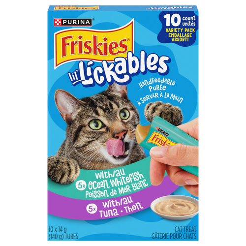Friskies Lil' Lickables Cat Treats Tuna & Ocean Whitefish