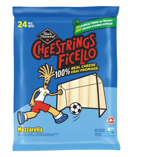 Black Diamond Cheestrings Mozzarella 504 g