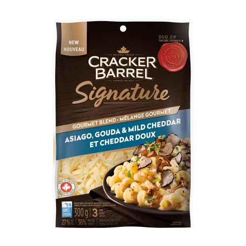Cracker Barrel Shredded Cheese Gourmet Blend