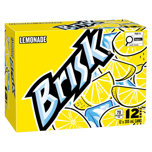 Buy Lipton Brisk Iced Tea Lemonade 12 x 355 ml (cans) | IGA