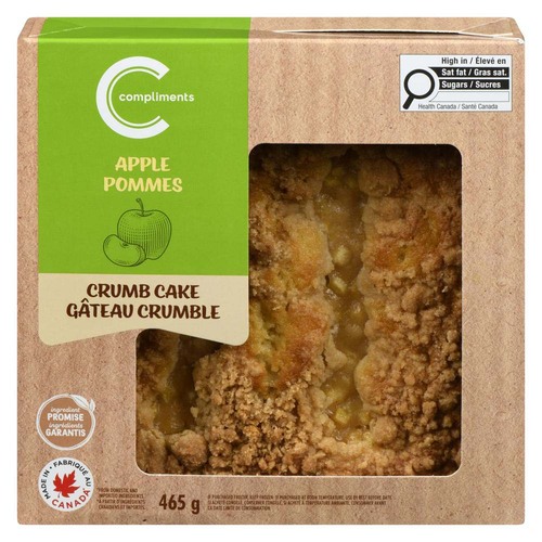 Compliments Crumb Cake Apple