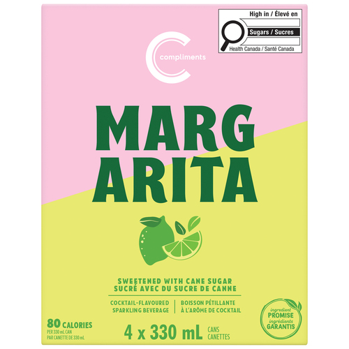 Compliments Margrita Cocktail Flavoured Sparkling Beverage