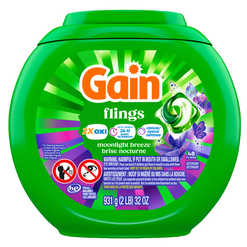 Gain Super Flings Laundry Detergent Pacs